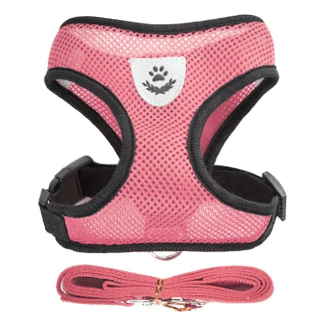 Cat Harness Vest Adjustable Mesh Harness For Cats and Small Dogs