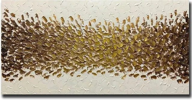 Hand Painted Abstract Colorful Canvas Textured