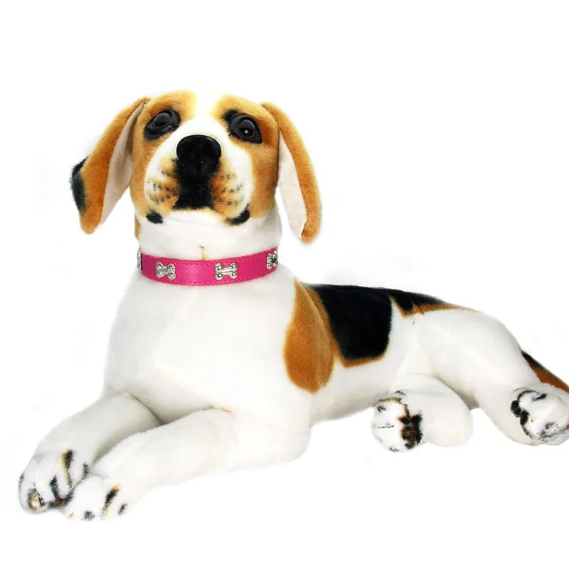 Durable Leather Dog Collars: Small, Medium, Large Size