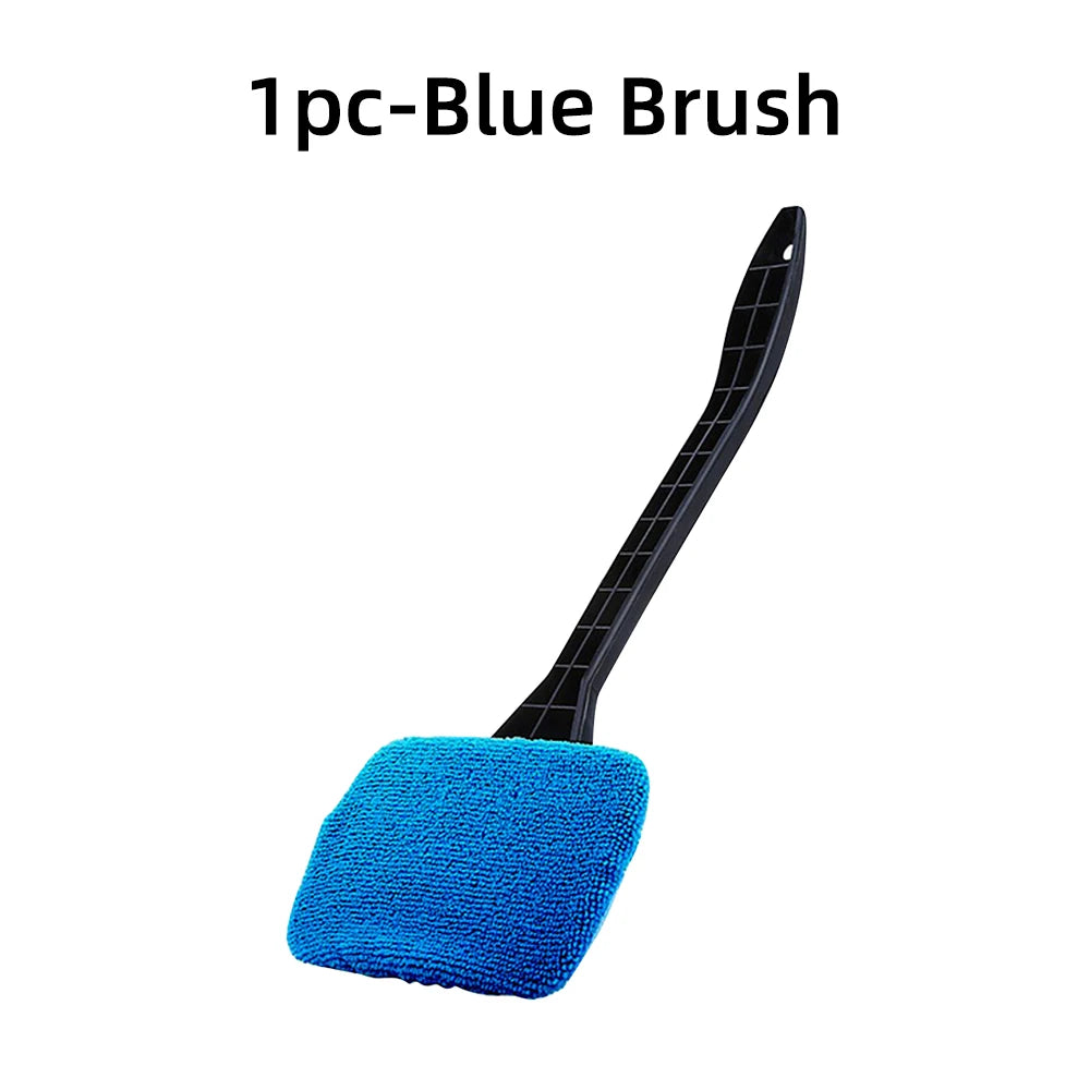 Car Windshield Cleaning Tool With Microfiber Pad.