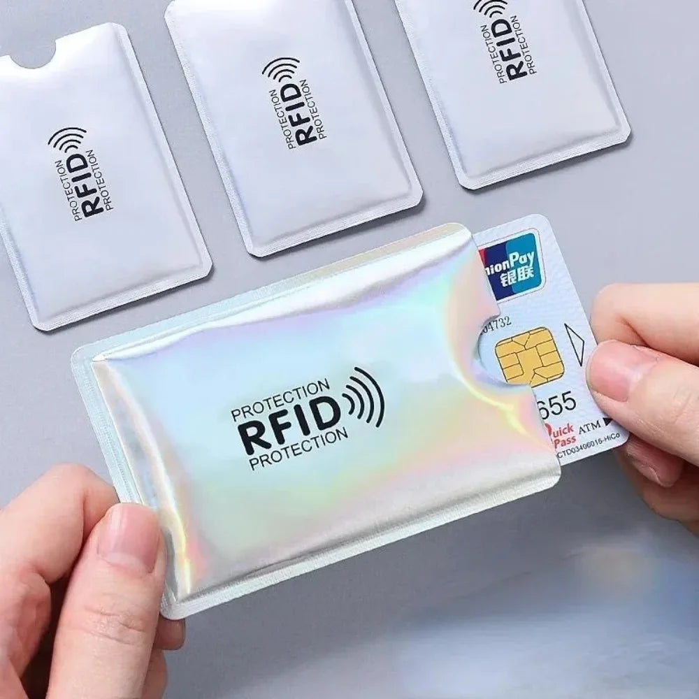 10Psc RFID Blocking Sleeves, Identity Theft Protection Secure Sleeve for Cards