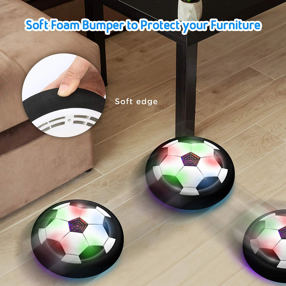 Hover Soccer Ball Floats with LED lights Music, Outdoor Game For Kids