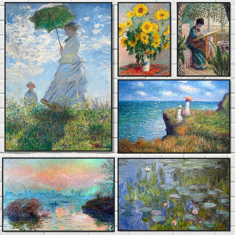 Claude Monet Classic Art Collection Paintings Invite Him Into Your Home