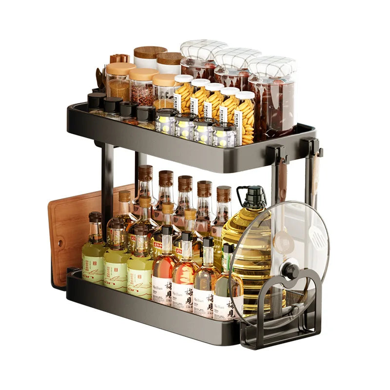 Kitchen Storage Rack, Multi-purpose Organizer, Spices, Utensil Holder, Knives, etc.