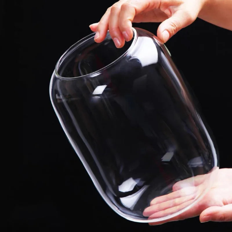 1PC Glass Vase, Uses Fish Tank, Moss Garden Display