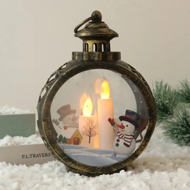 Christmas Decorations Retro Night Lights, Window Ornaments