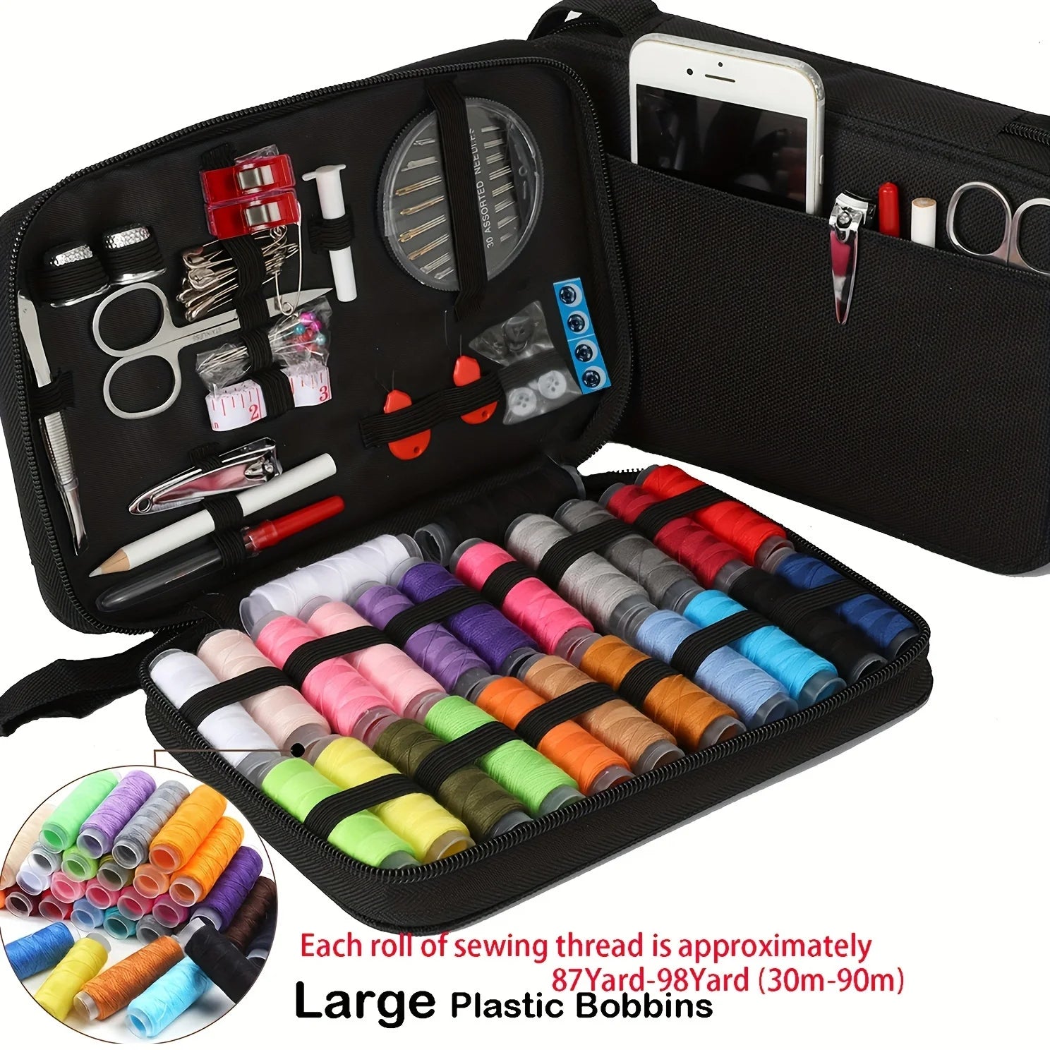 67/128 PCS Sewing Kit With Sewing Supplies And Accessories