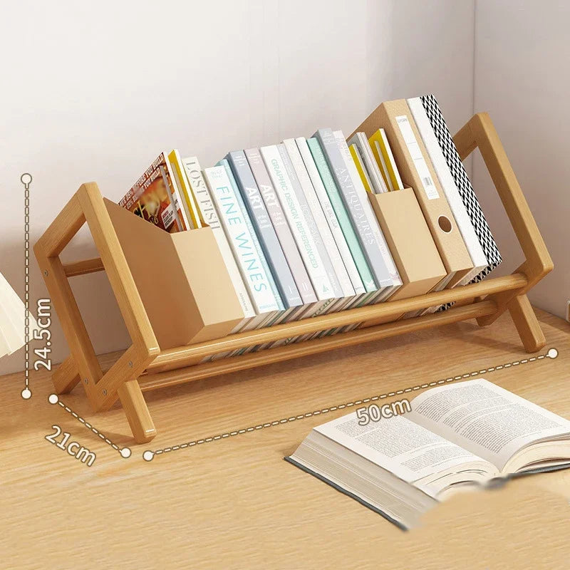 Desktop Bookshelf For Living Room, Desktop, Books, Magazines, Economical Storage Shelves