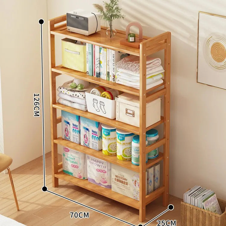 Kitchen Shelf, Floor Standing Multi-Shelves, Use to Store Kitchen Equipment, Food items