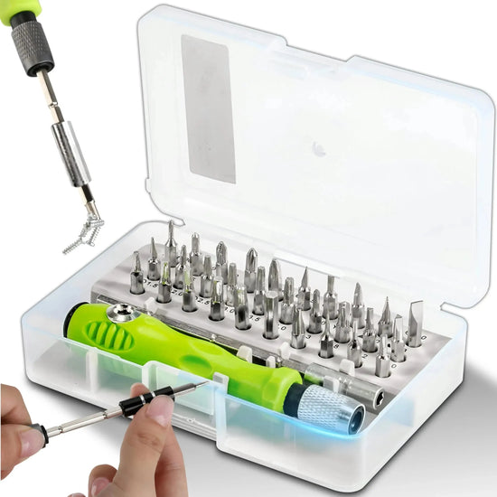Mini 32-in-1 Precision Screwdriver Set, Magnetic Phillips Bits, Repair Kit Phone, Watch, Glasses