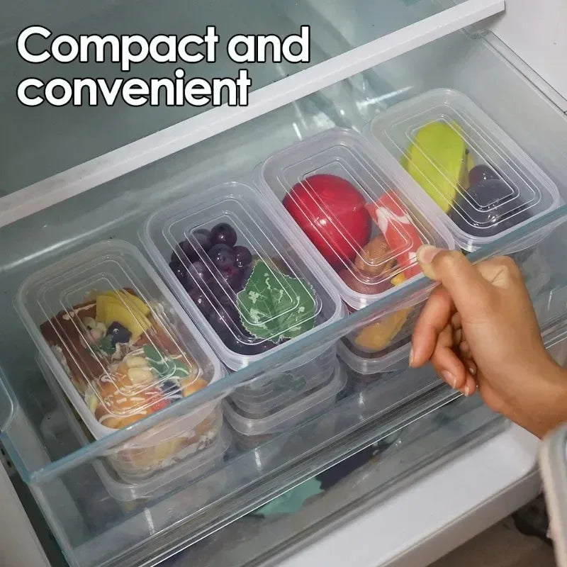 1/3/5PCS Refrigerator Box containers Organize Fresh Vegetable, Fruit, Left overs
