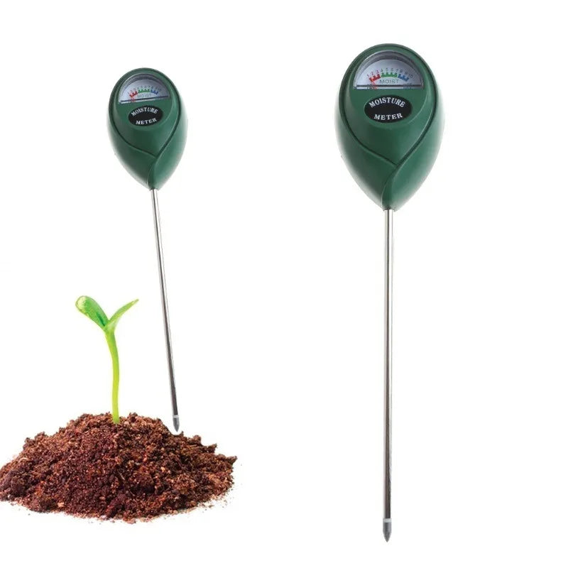 Soil Moisture Meter Detector In Potted Plants
