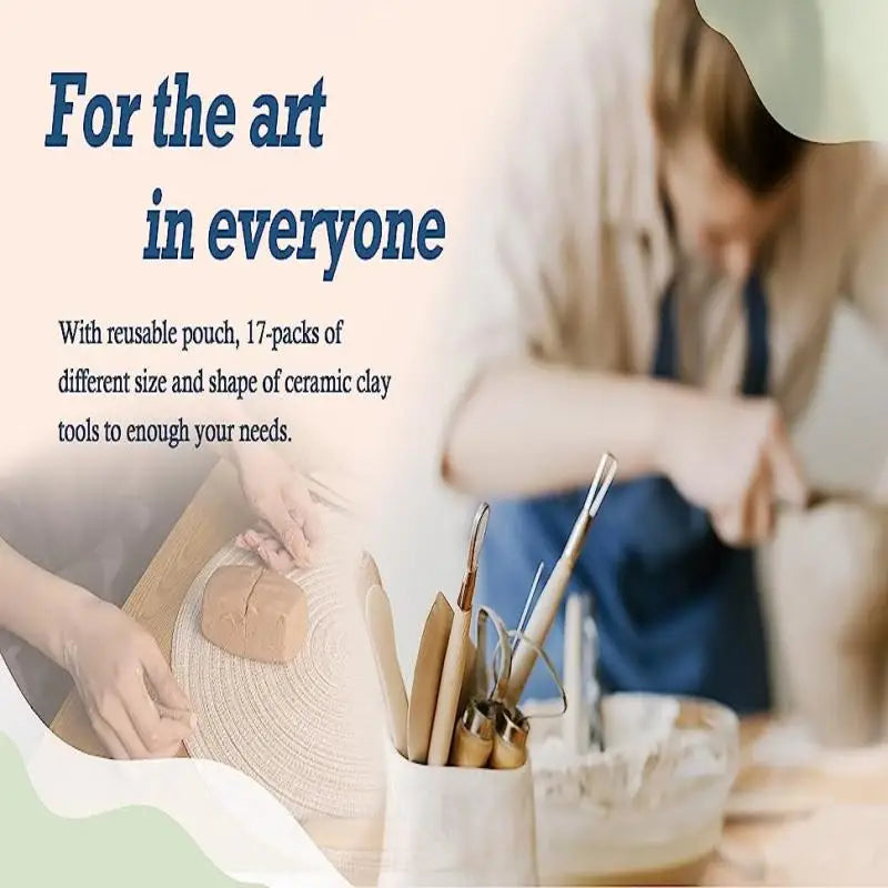 Pottery Clay Sculpting Tools Kit 8-62 PCS/Set, Cerramic Wax Clays Carving Tool