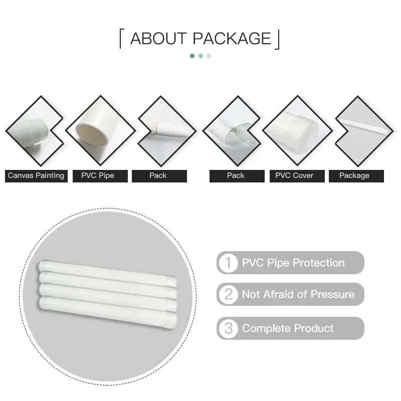 Modern Forest Winter Landscapes On Canvas