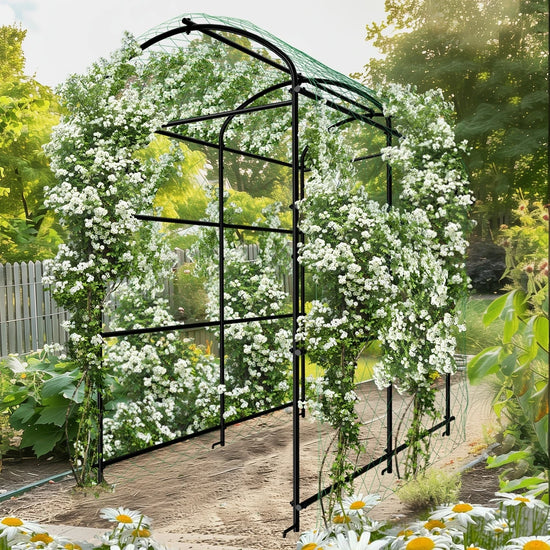 U-Shaped Metal Trellis, Support Frame For Climbing Plants