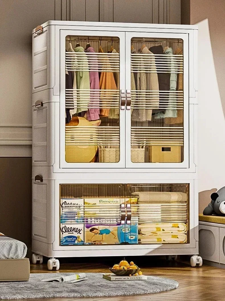 Baby's Bedroom Closets Wardrobe Transparent Stable