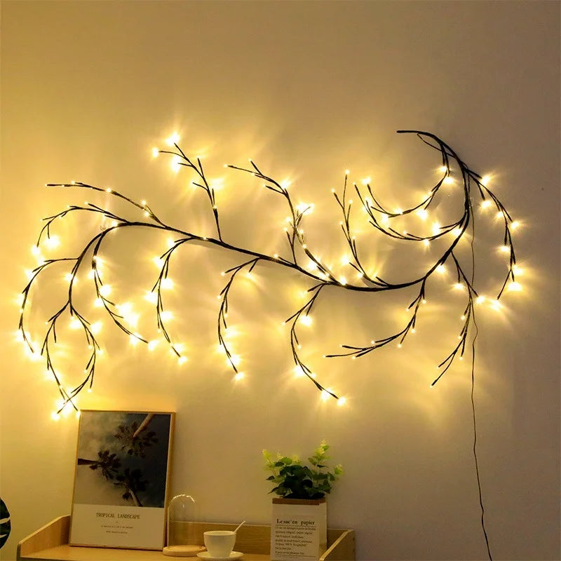 Christmas Decorations, Vines or Willow Tree, Lights 144LED