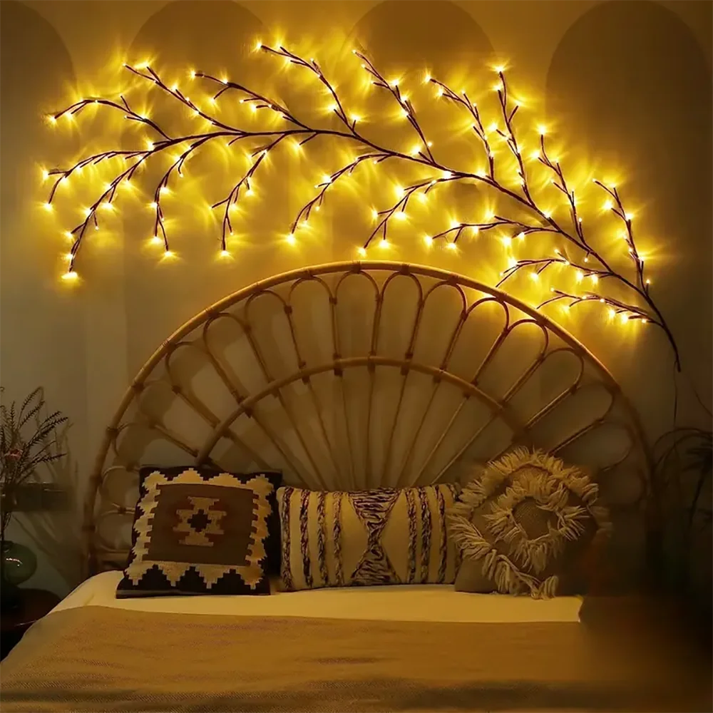 Outdoor/Indoors Solar Tree and Vine 96LED Lights Waterproof
