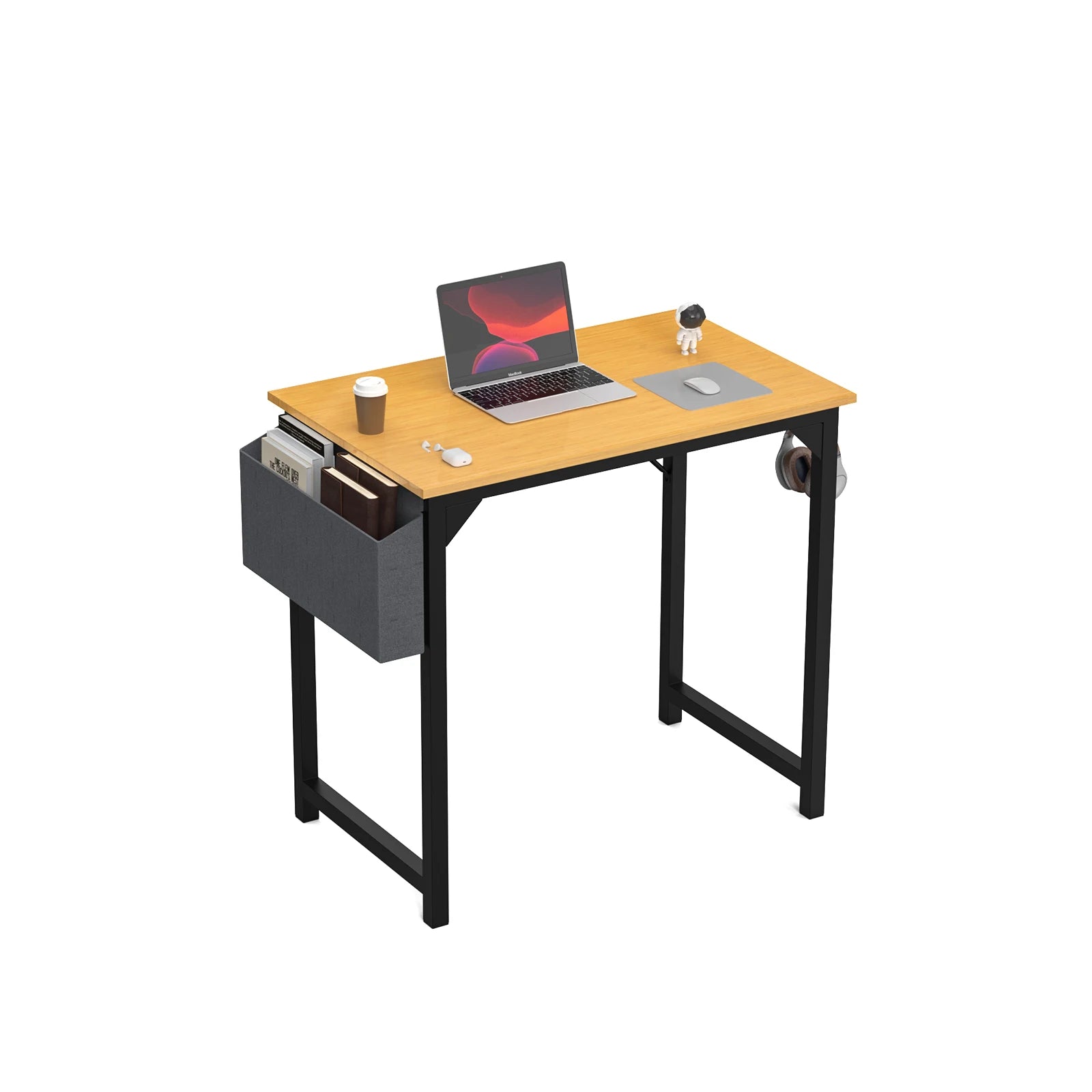 Computer Desk, Writing, Office, Gaming, Compact, Easy Assembly