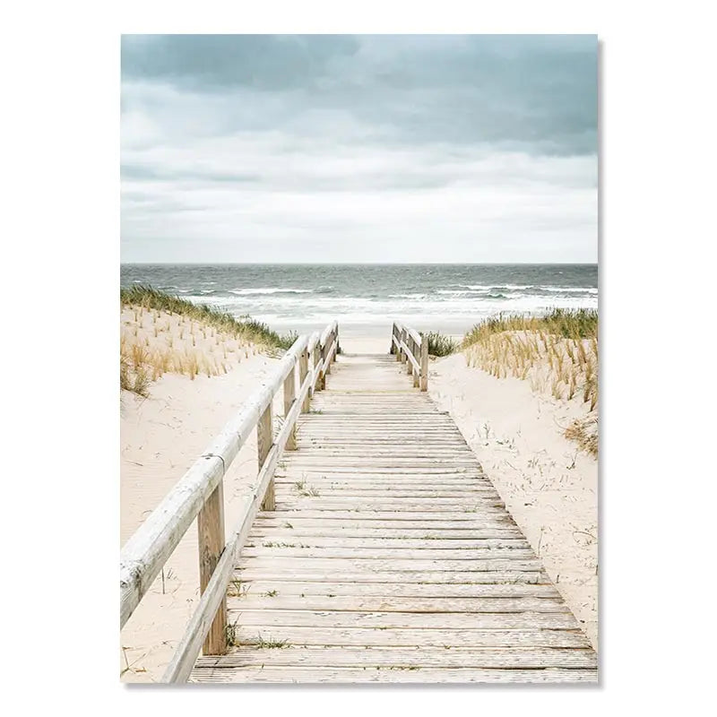 Beaches Weaves Ocean Seagulls Turtles Beautiful Canvas Paintings