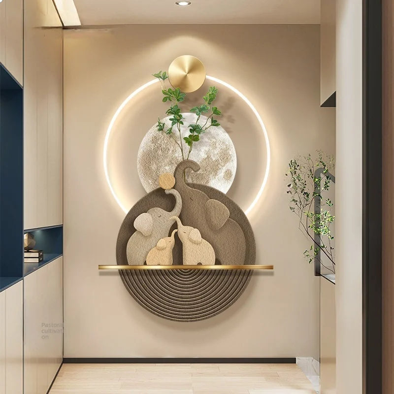 Luminous Elephant High End Painting Decorative